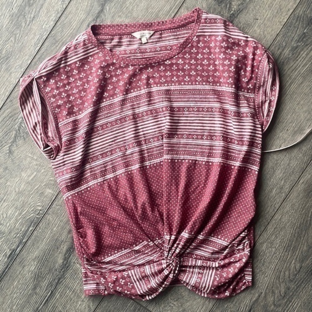Lucky Brand top light mauve top size XS